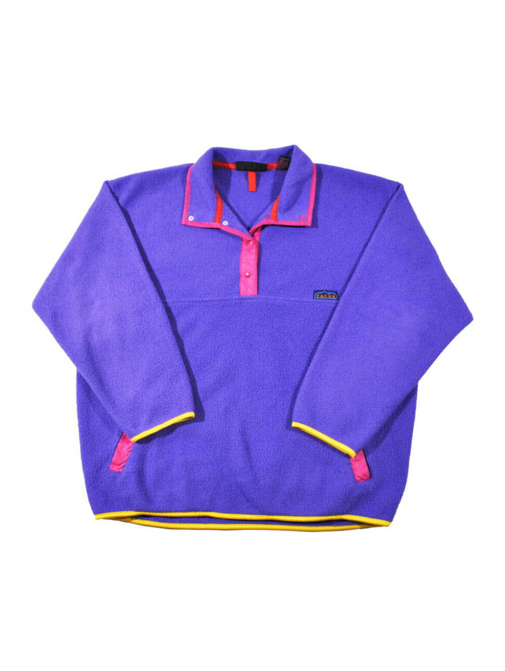 Vintage Pacer 90s Snap Purple Jacket Fleece Size Medium